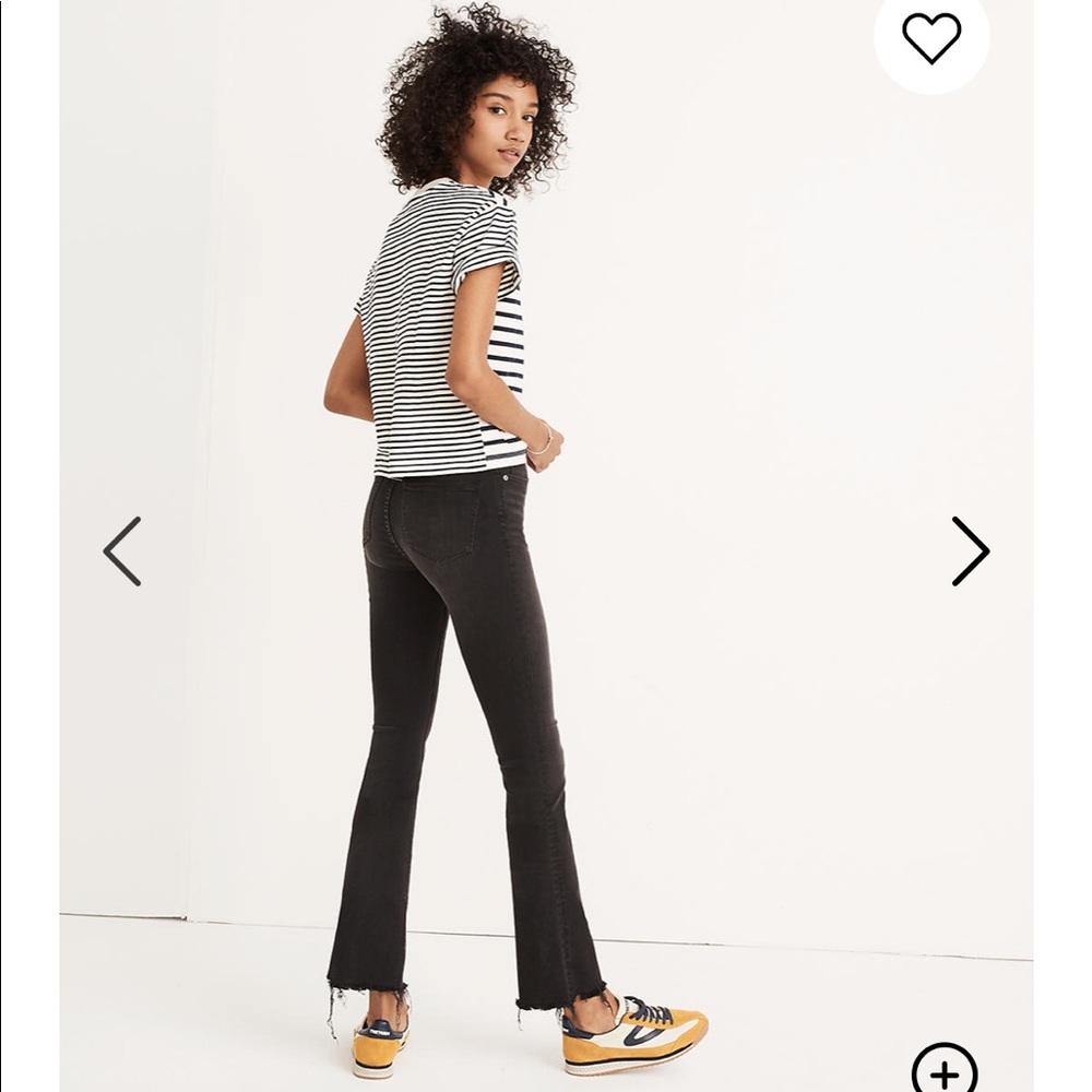 Madewell Cali Demi-Boot Jeans in Berkeley Black